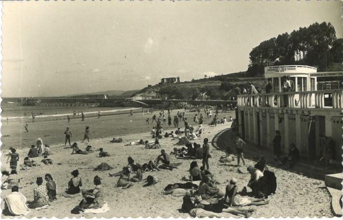 Praia de Santa Cristina. Ano 194-?