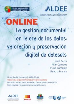 Xornada: ‘La gestión documental en la era de los datos’