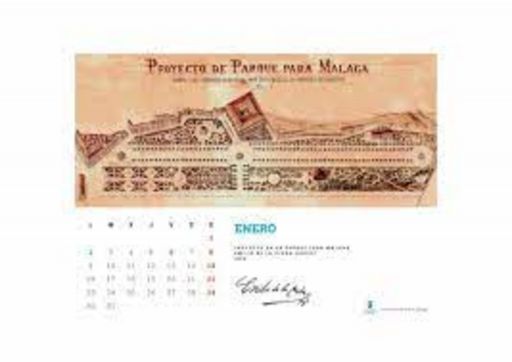 O Archivo Municipal edita un calendario con planos antigos de Málaga