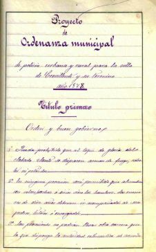 O Archivo de Crevillent desvela as normas de civismo recollidas nas Ordenanzas de 1878 para entroido