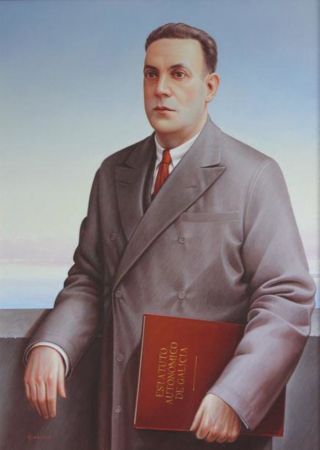Pérez Palma, Cándido. Retrato de D. José López Bouza. 2005. Pazo Provincial. Presidencia (1936).jpg