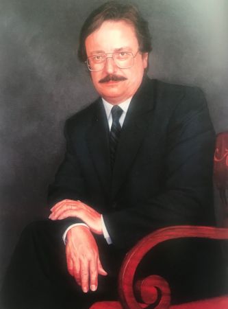 Puente, Rogelio. Retrato de D. Enrique Marfany Oanes. 1990. Pazo da Deputación. Presidencia (1979-1987).jpg