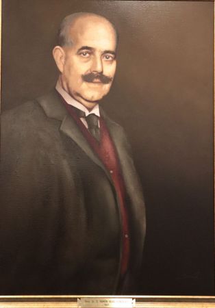 Muñoz, Jano. Retrato de D. Ramón Vilas González. 2018. Pazo Provincial. Presidencia (1921)