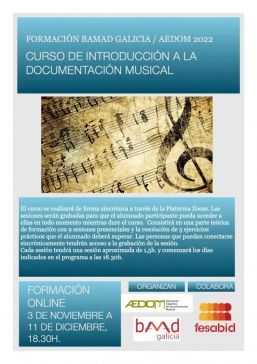 Curso de Introducción a la Documentación Musical