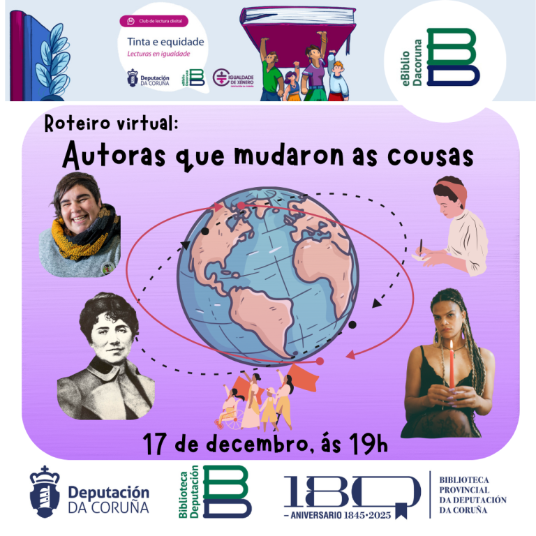 Autoras que mudaron as cousas (Roteiro en liña - Sala Tinta e equidade)