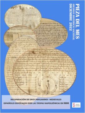 Recuperación duns pergamiños medievais españois expoliados, documento mes no AHN