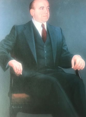 Puente, Rogelio. Retrato de D. Diego Delicado Marañón. 1990. Pazo da Deputación. Presidencia (1950-1961).jpg