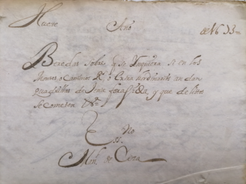 'De las Veredas a los Boletines Oficiales', documento do mes no Archivo Histórico Provincial de Cuenca