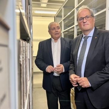 Torra entrega ao Archivo Nacional a documentación institucional producida durante a súa presidencia