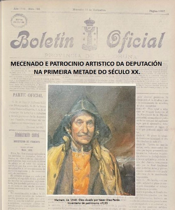 Mecenado e patrocinio artístico da Deputación na primeira metade do século XX